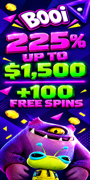 Bonus up to 225% plus 100 free spins