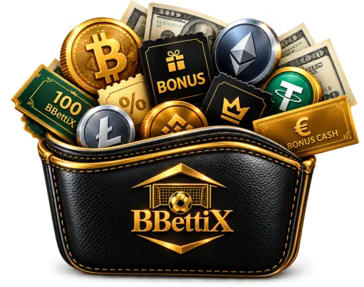 Wallet with cash and coins